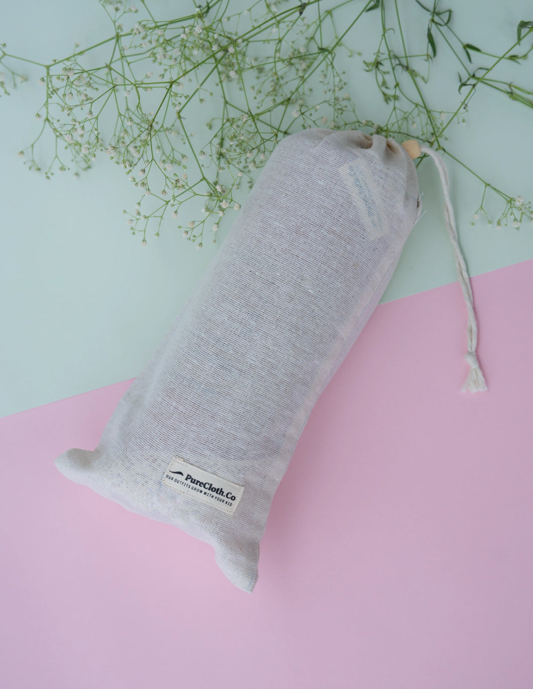 Organic Baby Muslin Swaddle | Rustic Snuggle | Soft Newborn Blanket