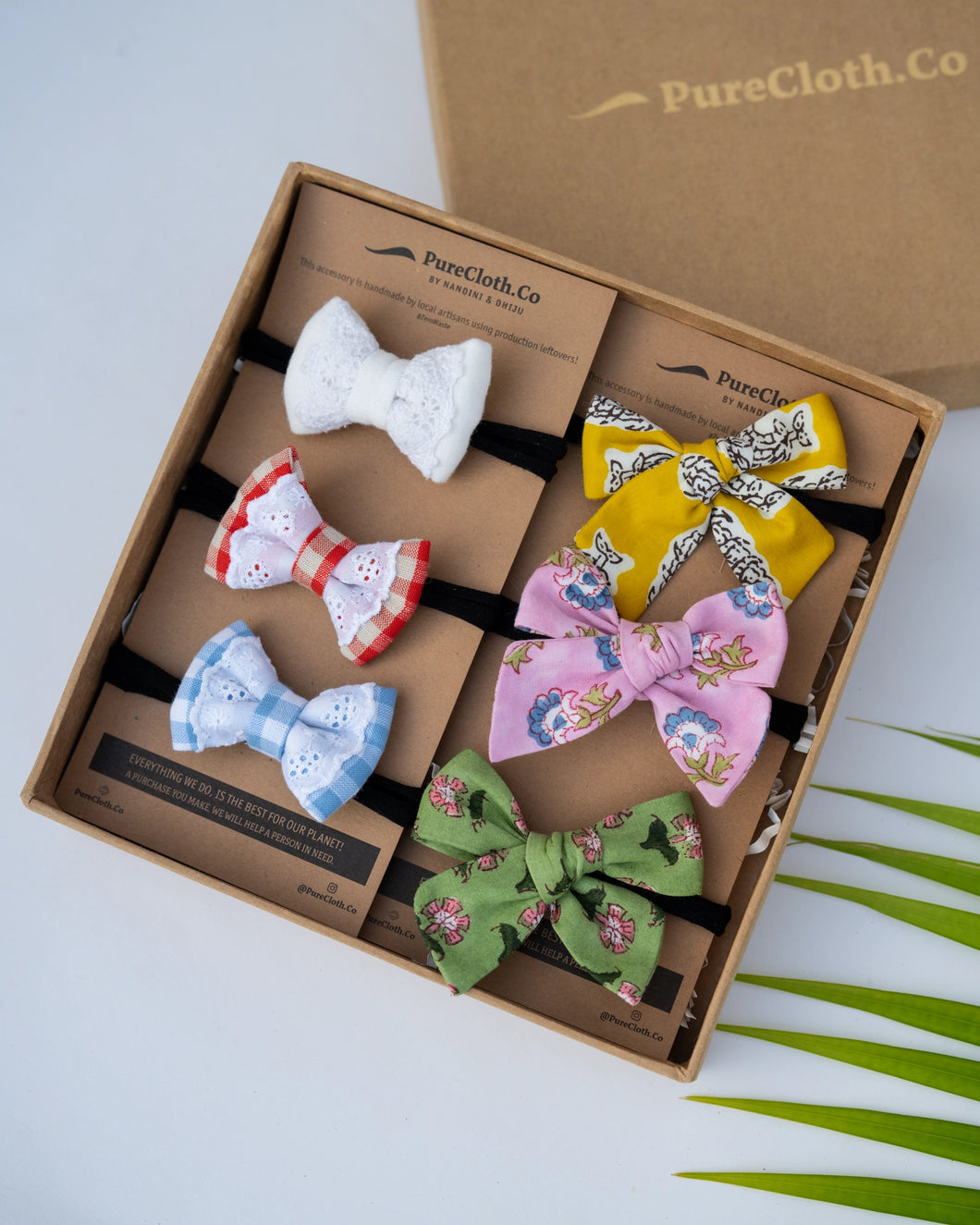 Delightful Bows Gift Set | Newborn Baby Girl Gift hamper