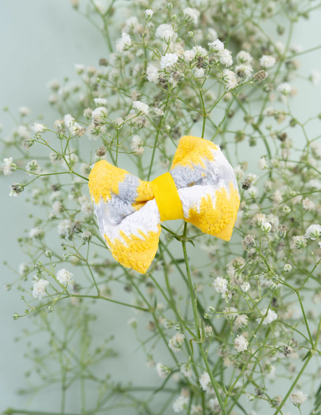 Mini Bow for Infants Yellow | Hair Clip | Headband