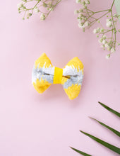 Load image into Gallery viewer, Mini Bow for Infants Yellow | Hair Clip | Headband

