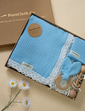 Load image into Gallery viewer, Gift Hamper for Newborn | The Little Nest Bundle | Blue
