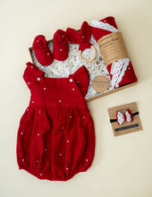 Load image into Gallery viewer, Christmas Edition Red Heart Newborn Gift Hamper | Baby Girl
