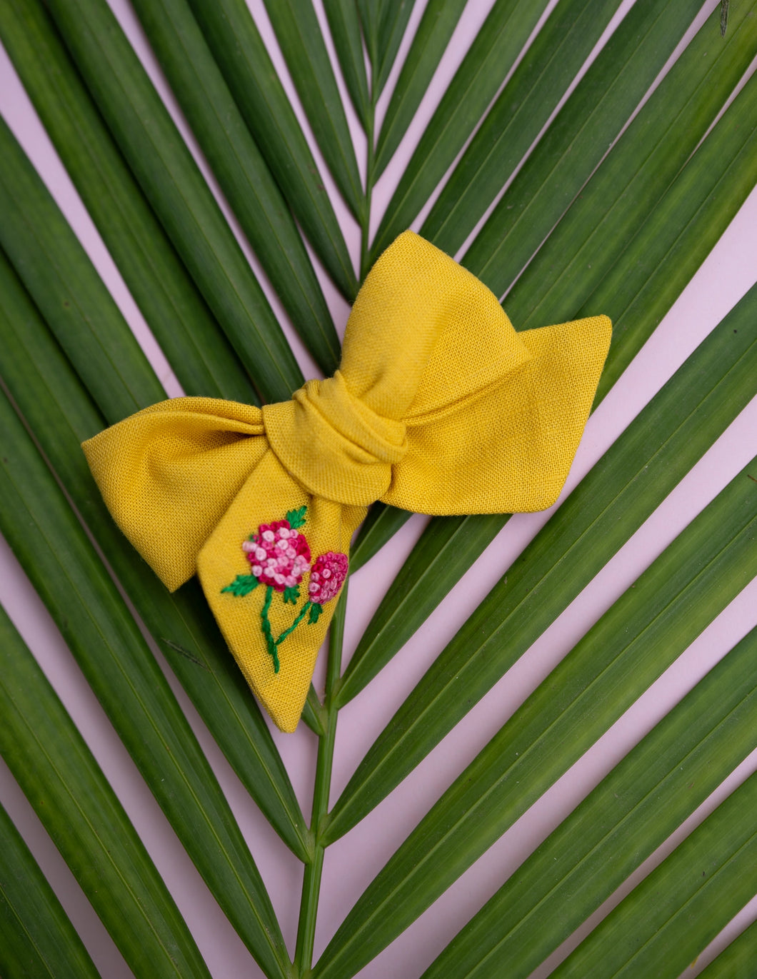 Knotted Ribbon Bow | Sunny Yellow