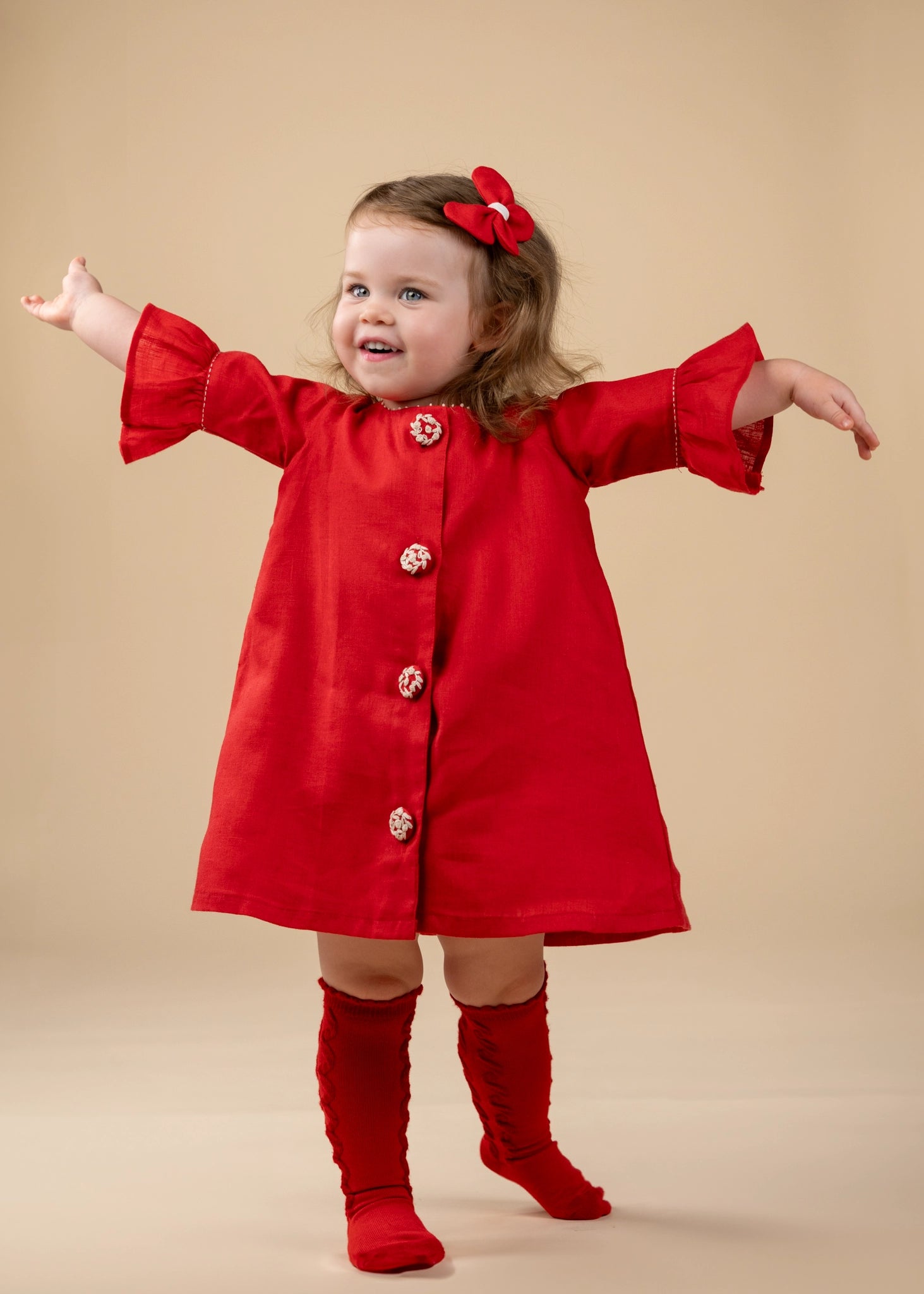 Christmas Wonderland | Red A-Line Dress