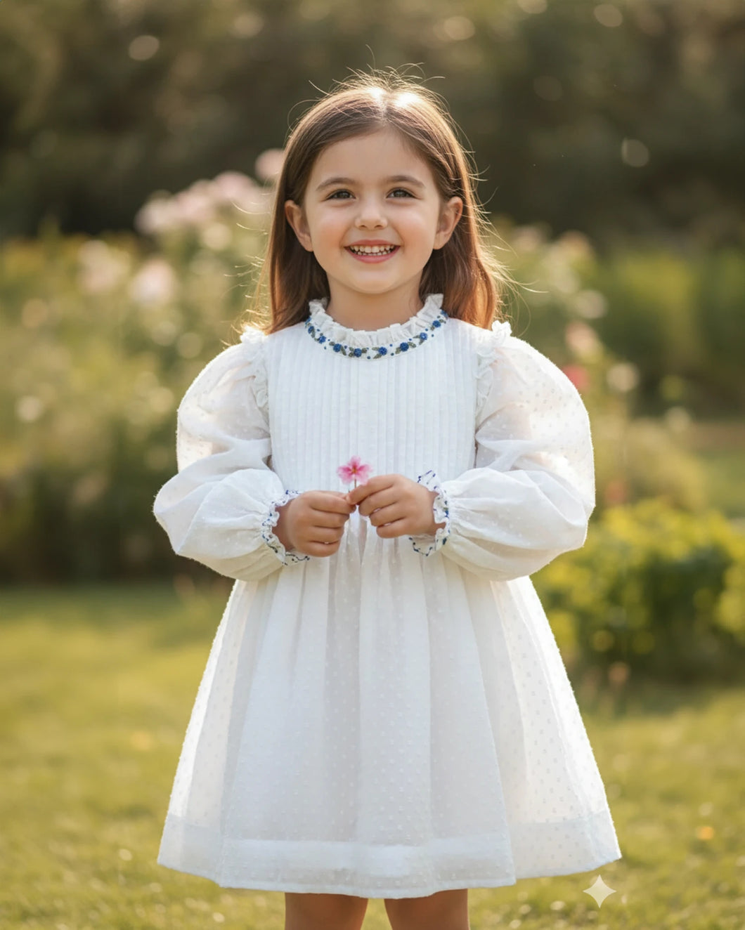Organic - Dreamy Fairy Off White Baptism Dress
