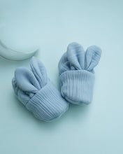 Load image into Gallery viewer, Bunny Booties for Boys - Blue
