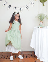 Load image into Gallery viewer, Party Wear Cotton Dress | Pastel Birthday Frock | Girls
