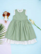 Load image into Gallery viewer, Party Wear Cotton Dress | Pastel Birthday Frock | Girls
