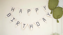 गैलरी व्यूवर में इमेज लोड करें, Happy Birthday Bunting Banner | Pure Cotton,Eco-Friendly &amp; Reusable
