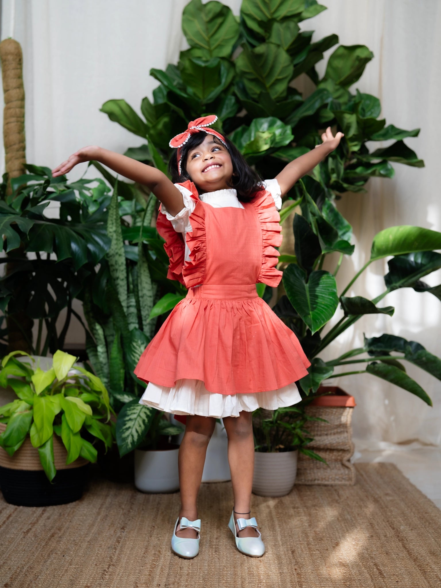 Cotton pinafore best sale