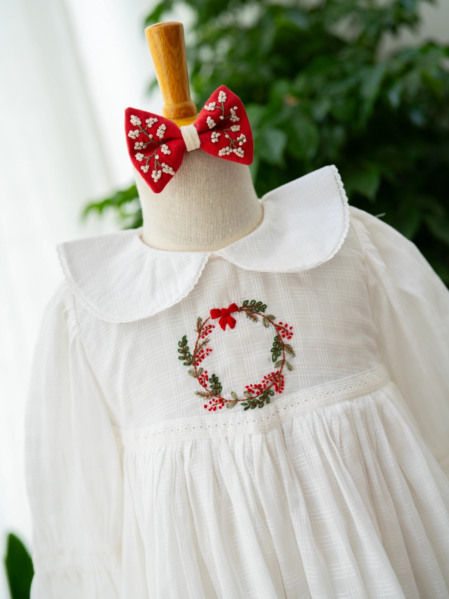 Whimsical Wonderland White Christmas Dress | Baby Girl Dress - PureCloth.Co Whimsical Wonderland White Christmas Dress | Baby Girl Dress - PureCloth.Co