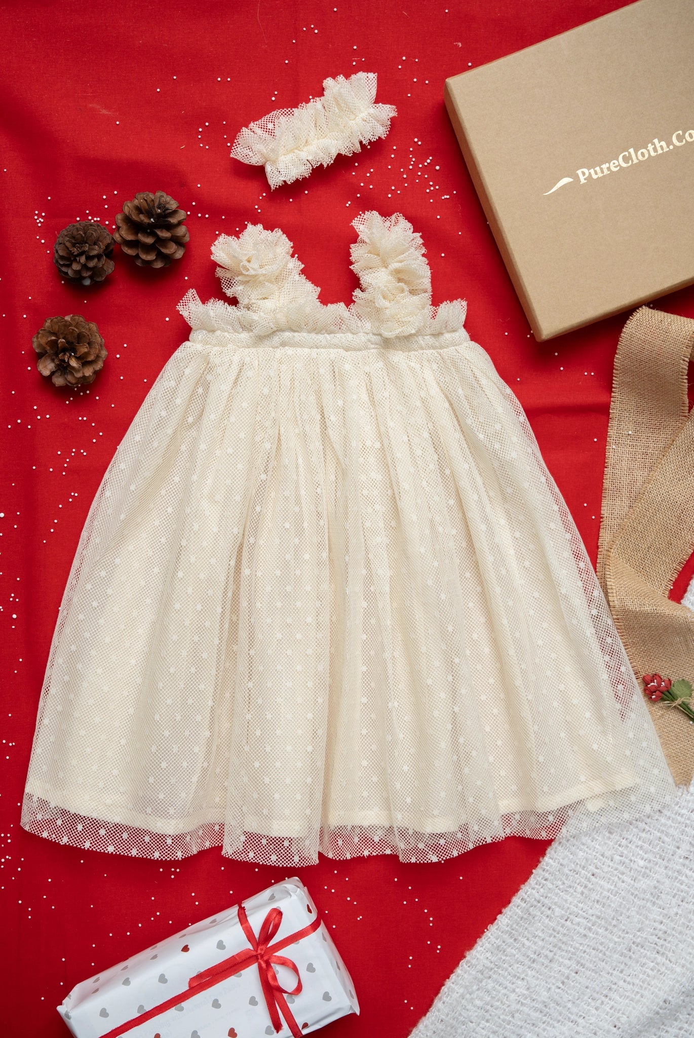 Lace Dress Vintage Dresses For Toddlers Whimsical Wonderland White - Main Image