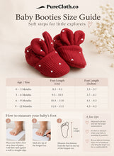 Load image into Gallery viewer, Bumble Bee Booties for Girls | Embroidered - Off -White
