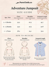 Load image into Gallery viewer, Adventure Jumpsuit for Boys with Bow Tie | Blue Stripe
