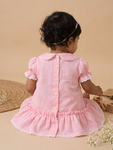 Load image into Gallery viewer, Lace Dress for Girls | Cotton | Pink
