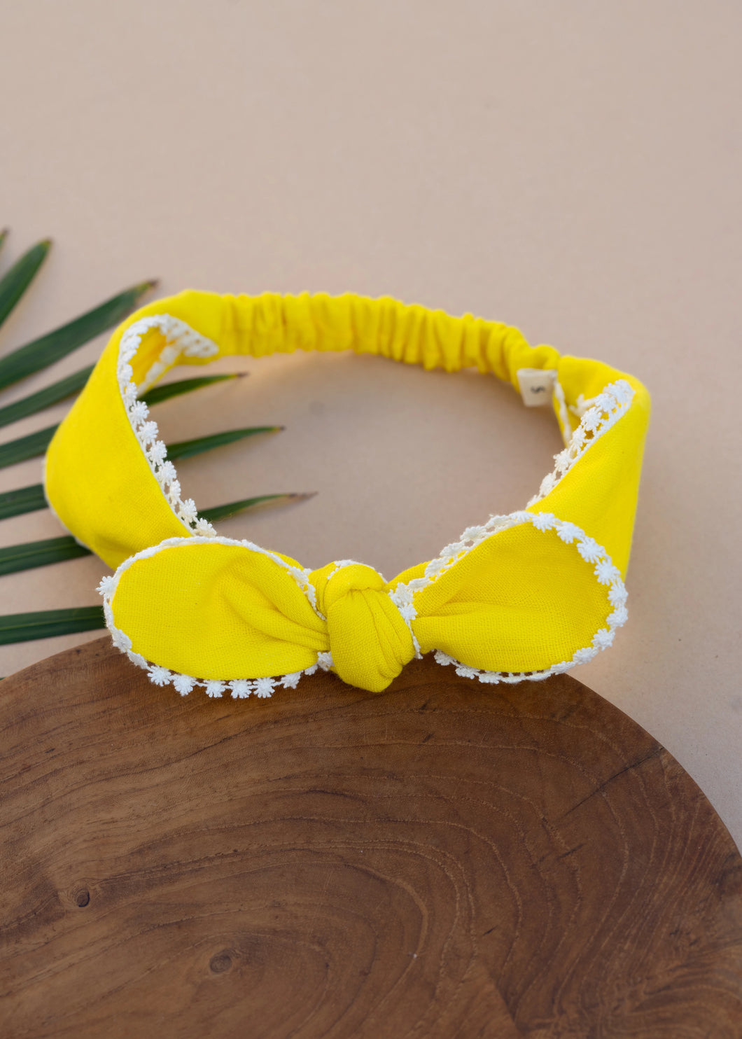 Lace Headband - Yellow