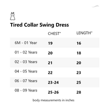गैलरी व्यूवर में इमेज लोड करें, Tiered Collar Swing Dress for Infants/Girls
